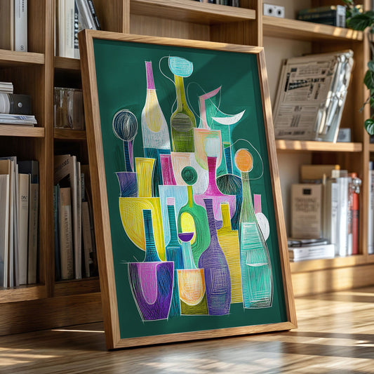 Colorful Bottles Share Secret Stories