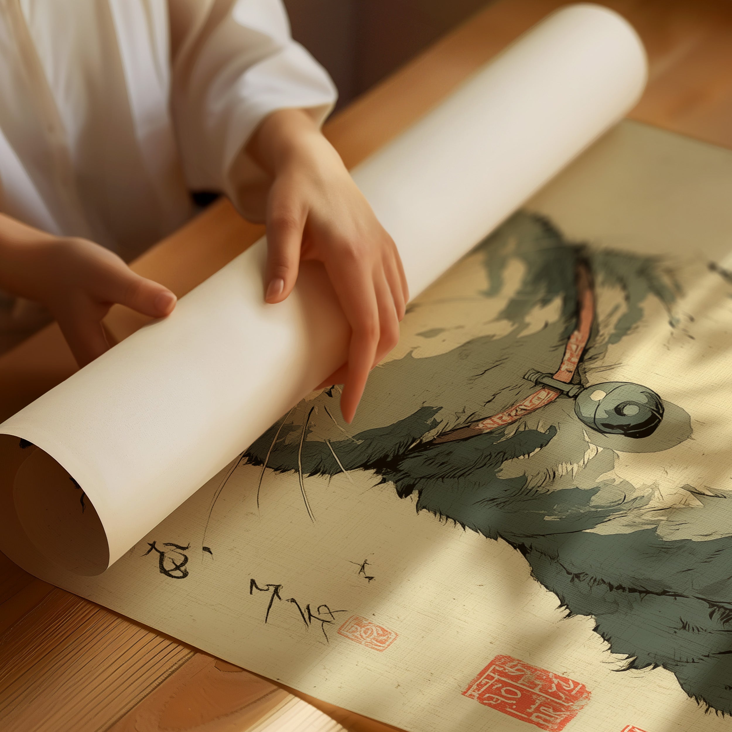 Smiling Cat Guards The Spirits Bar