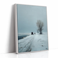Alone on the Winter Plain