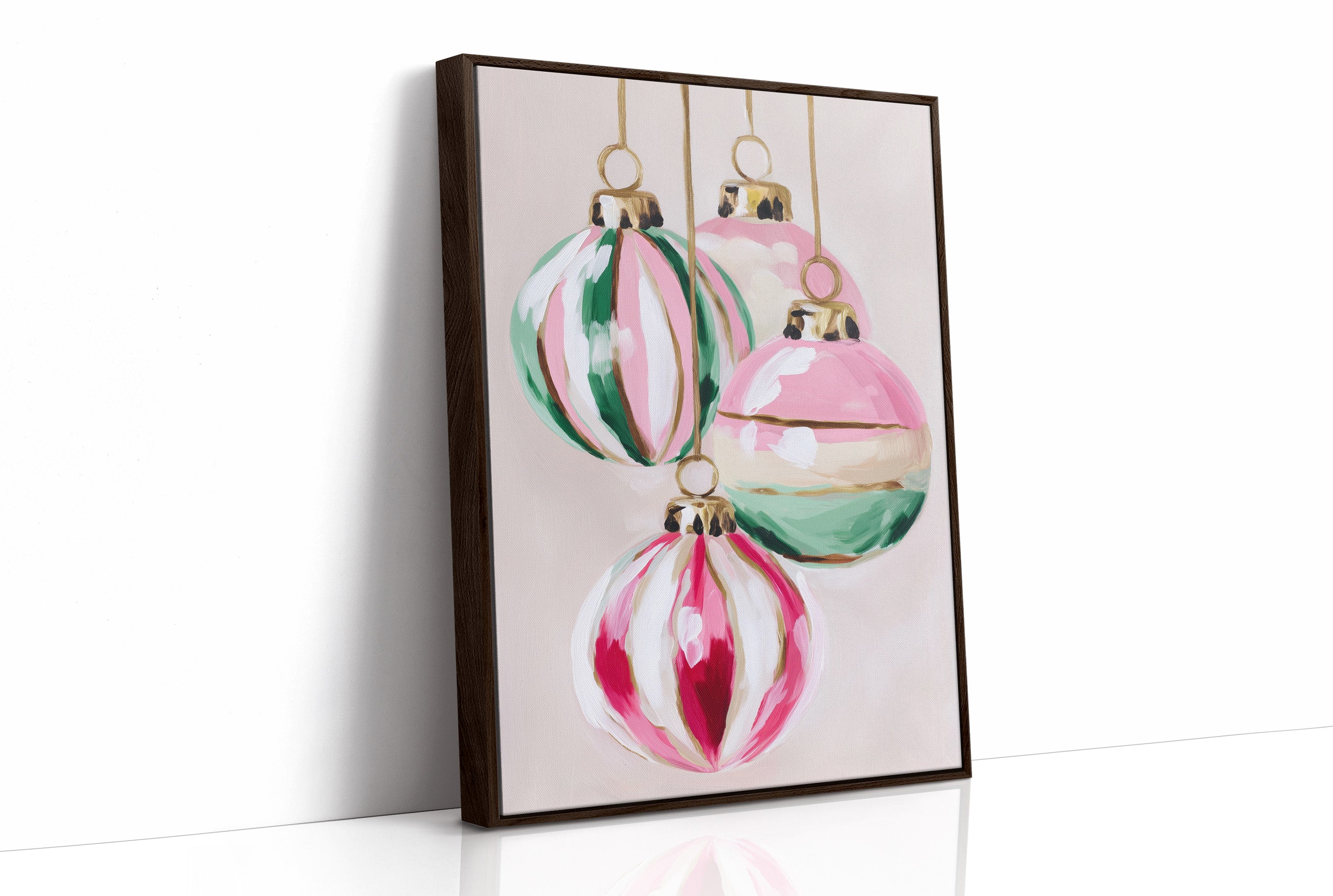 Pastel Ornaments Dancing in Light