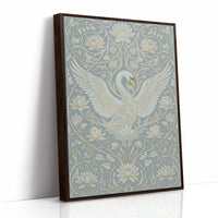 Swan Ascending: Art Nouveau Pattern Study