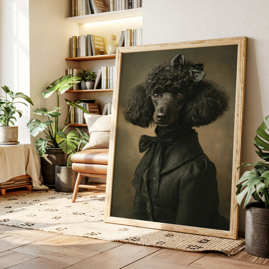 Elegance Wrapped in Curly Fur