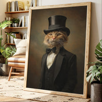 The Dapper Feline Connoisseur