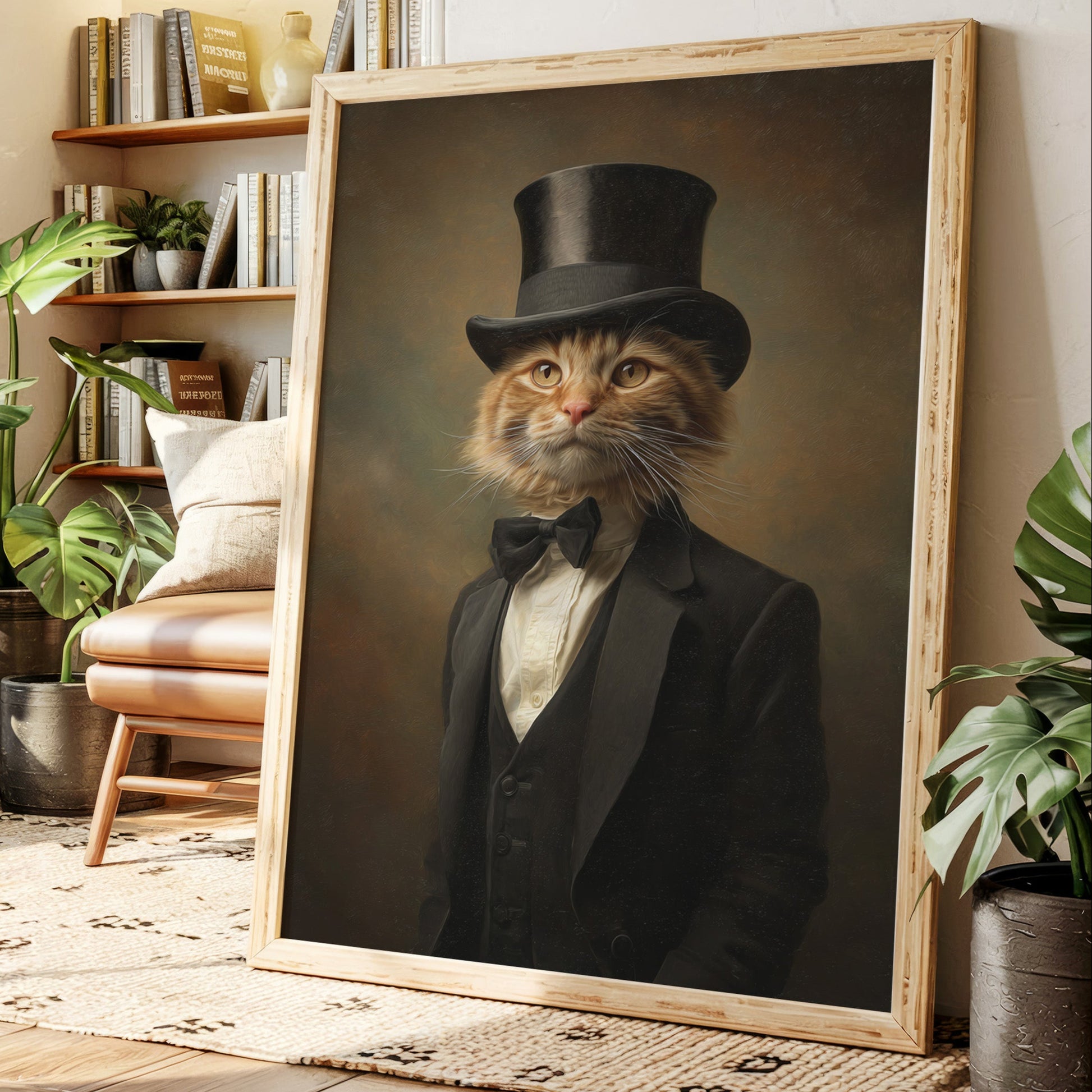 The Dapper Feline Connoisseur