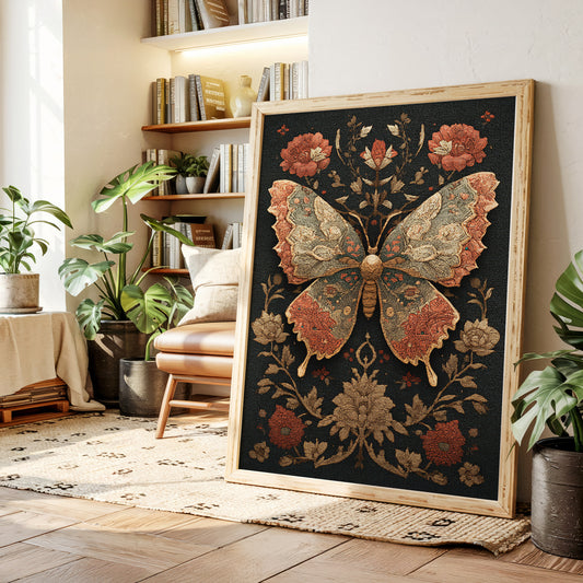 Embroidered Wings in Bloom