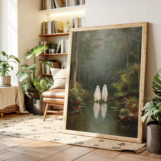 Ethereal Spirits in Misty Waters