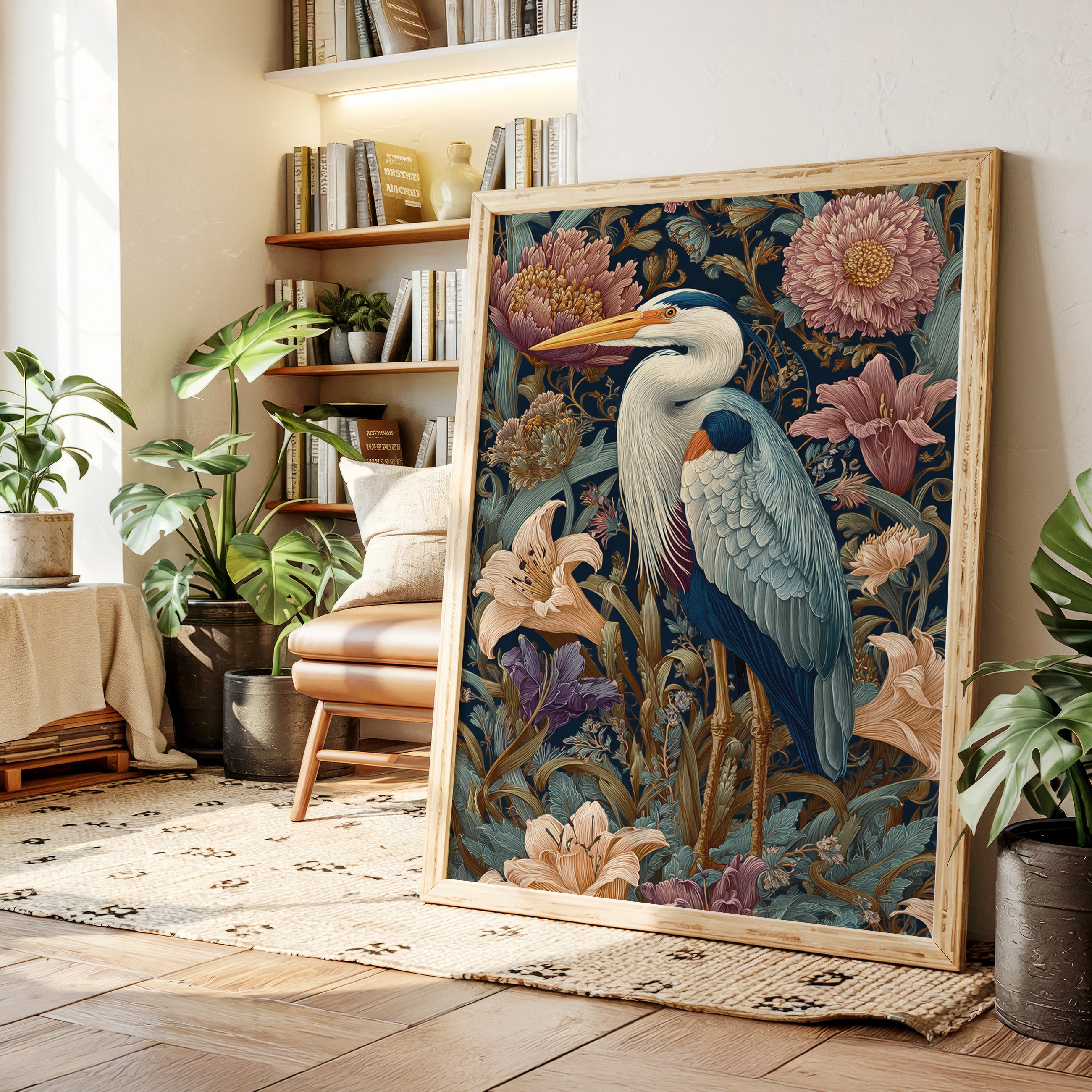 Elegance Amidst Flora's Embrace