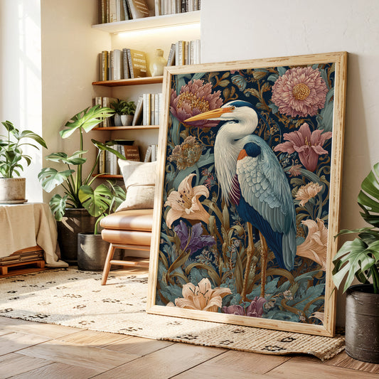 Elegance Amidst Flora's Embrace