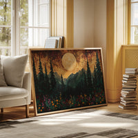 Alpine Meadows Catch Moonlight's Gold