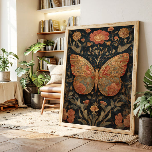 Embroidered Wings of a Forgotten Garden