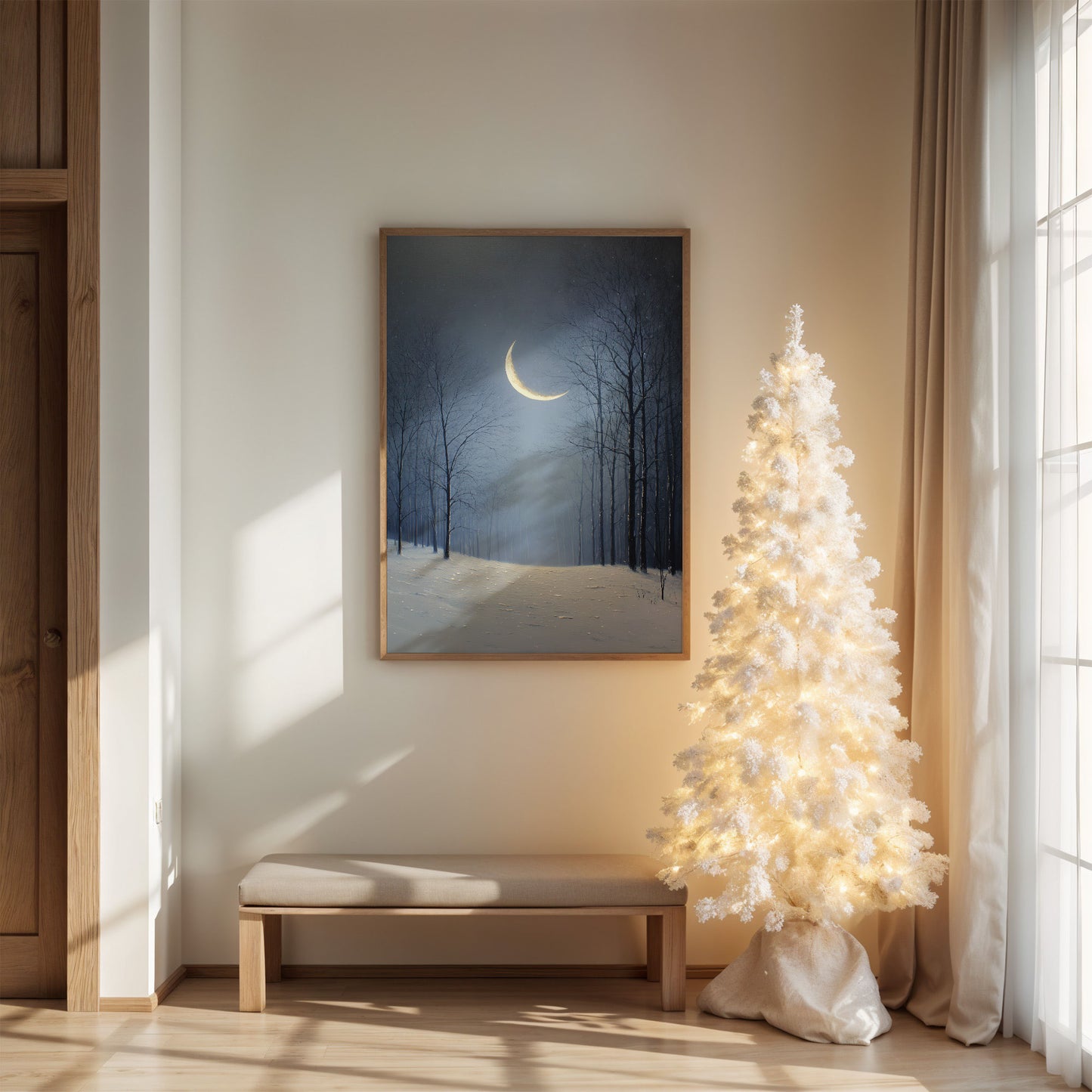 Crescent Moon Leads December Home