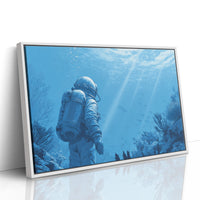 Ocean Explorer In Azure Depths