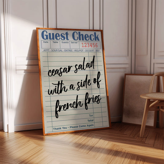 Lunch Orders Write Love Letters