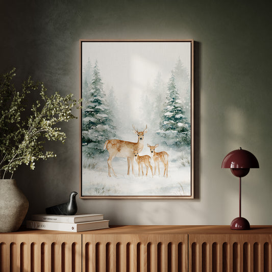 Beneath The Snowfall's Gentle Caress