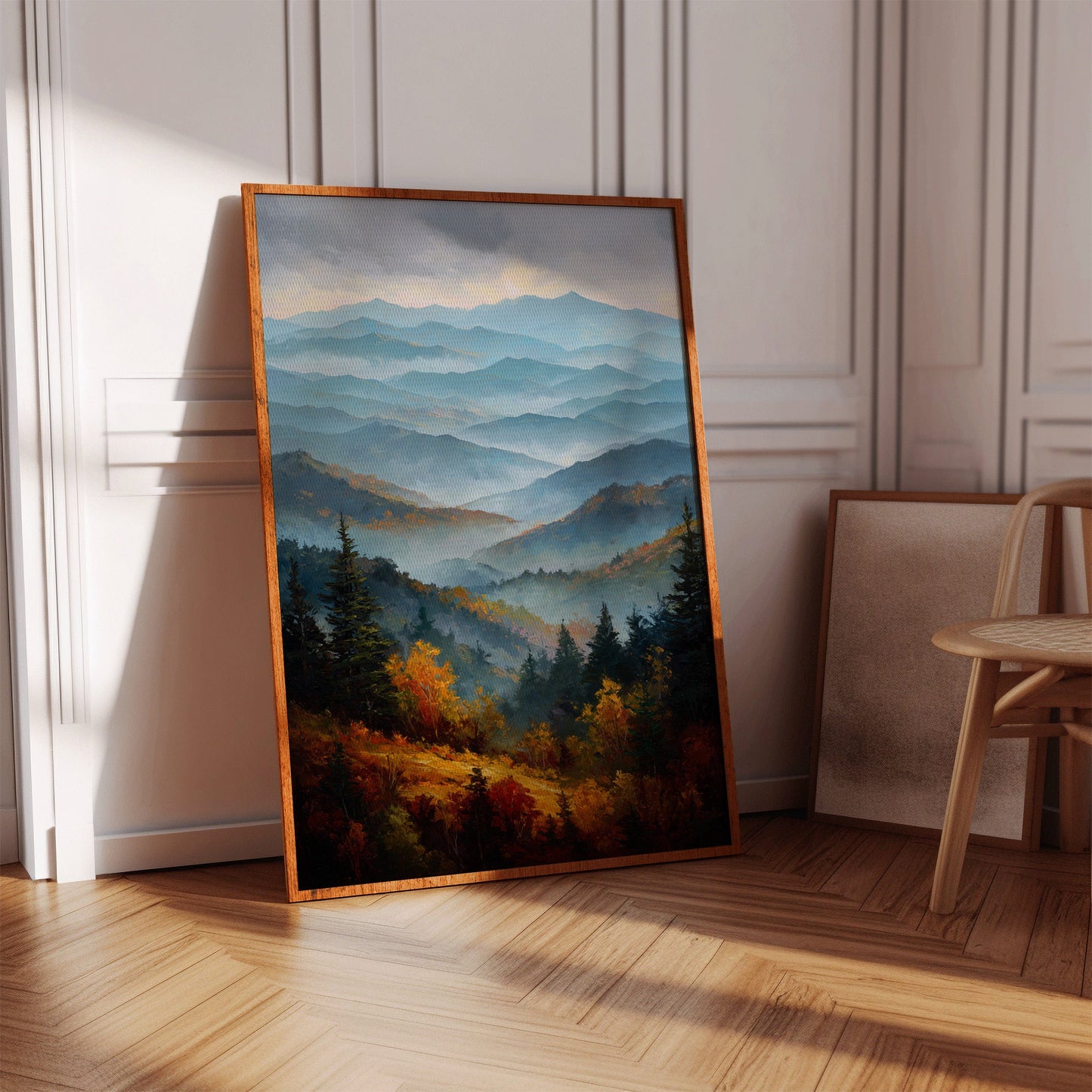 Autumn Peaks Paint The Morning Blue