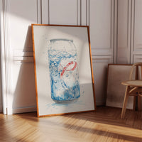 Summer Bubbles Dance In Glass