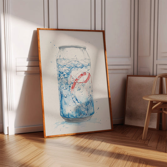 Summer Bubbles Dance In Glass