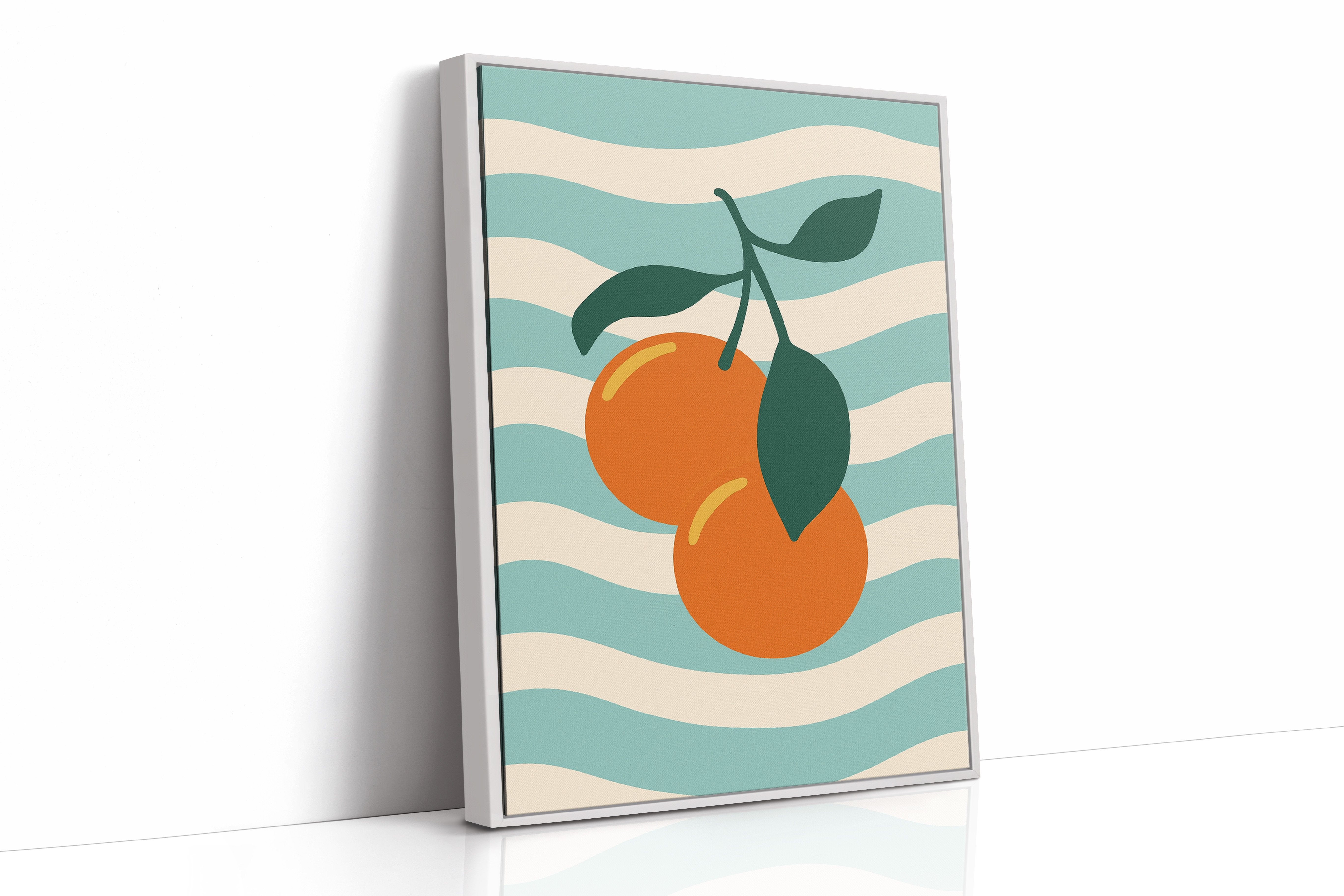 Citrus Waves On Summer Shores