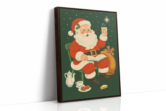 Jolly Old Saint Takes Pause