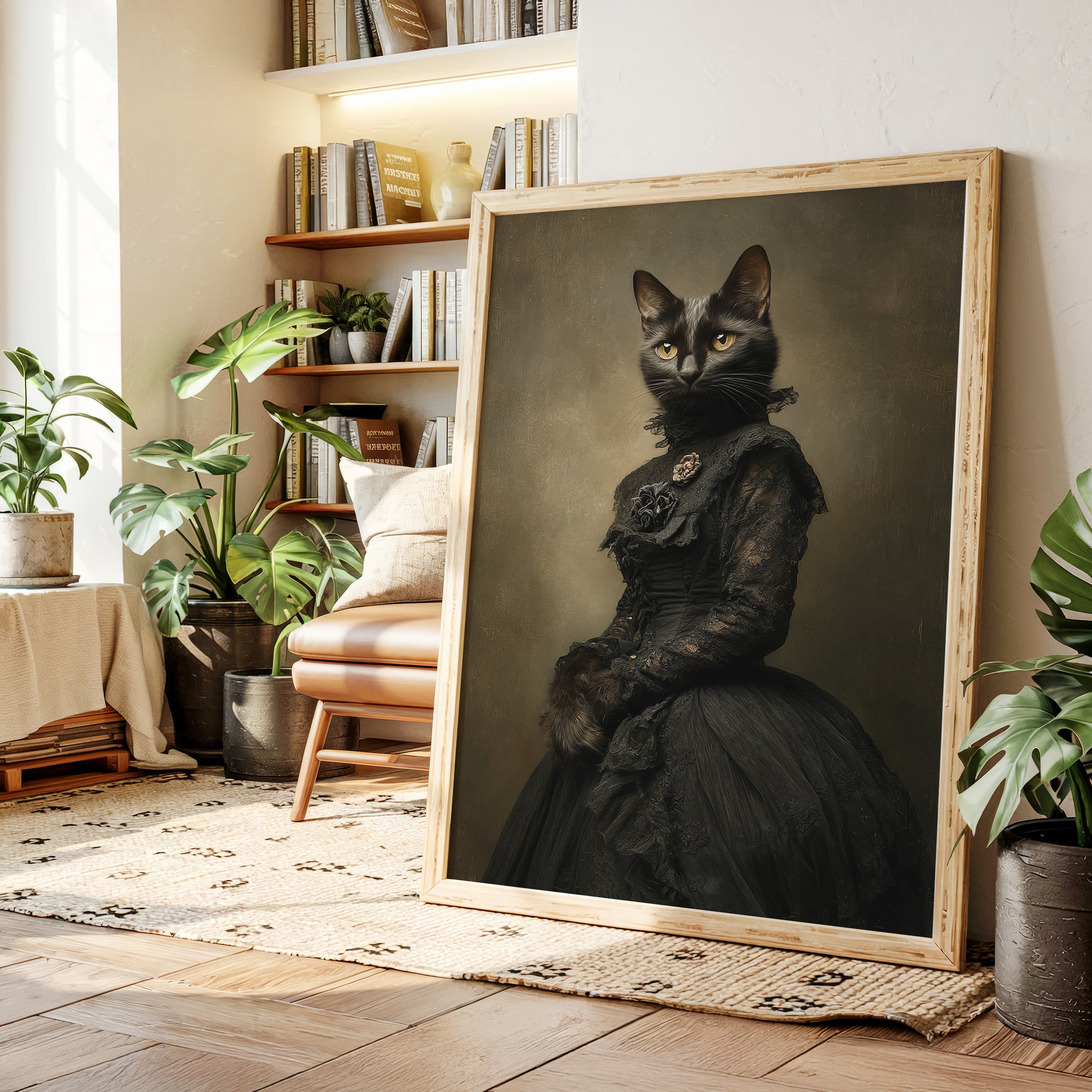 Elegance Woven in Midnight Threads