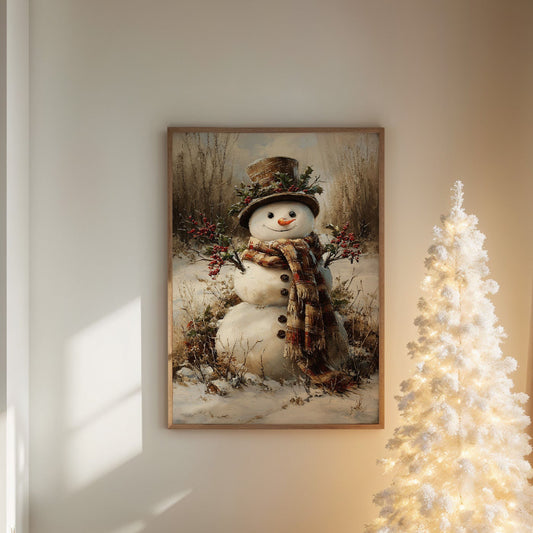 Winter's Charm In Plaid And Holly