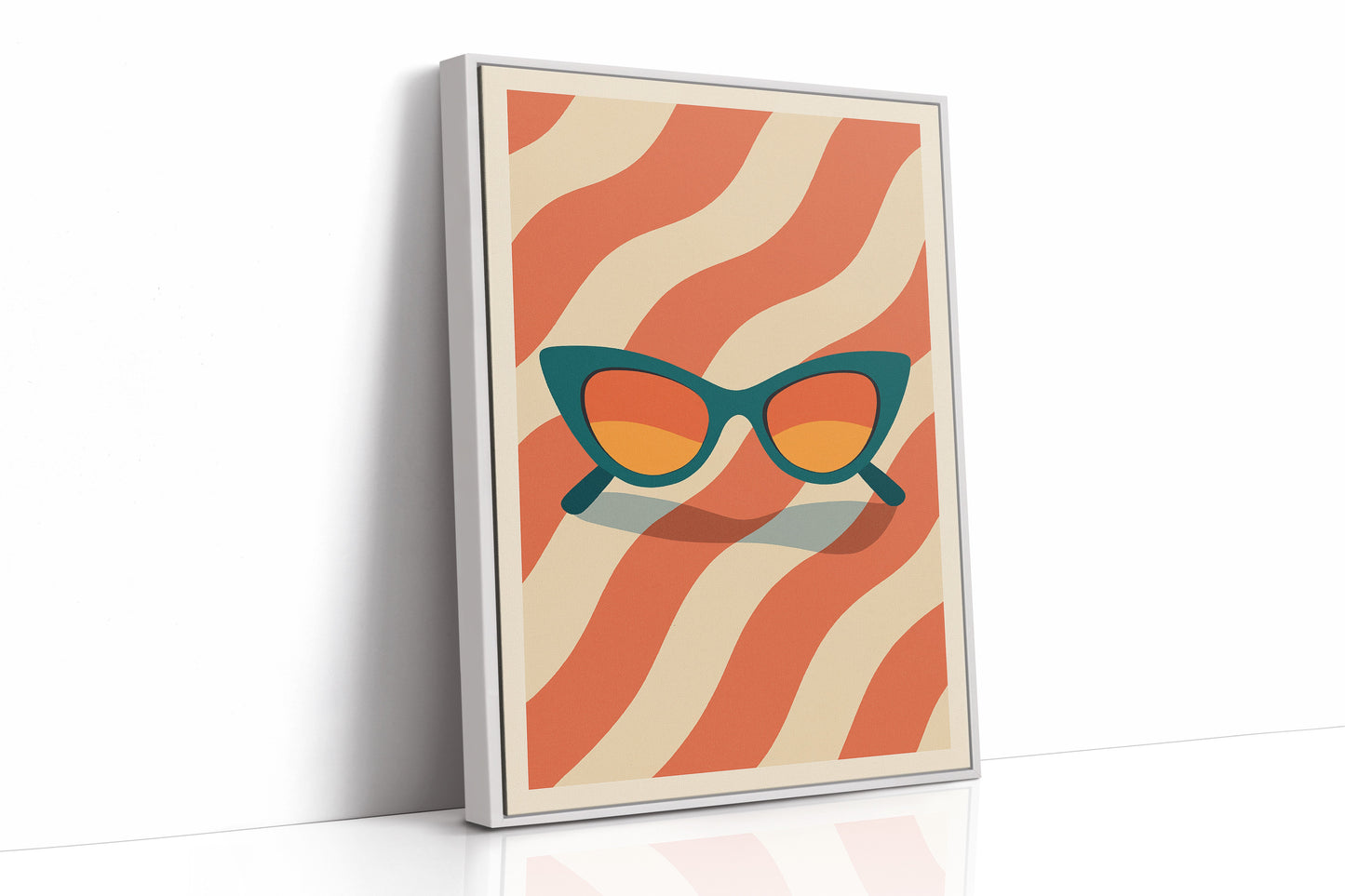 Summer Through Teal Cat Eyes