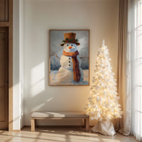 Frosty Wears His Holly Crown
