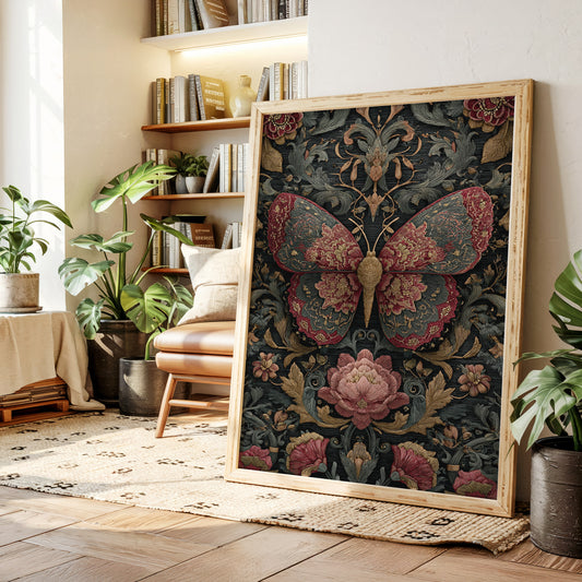Butterfly Dance Among Blossoms