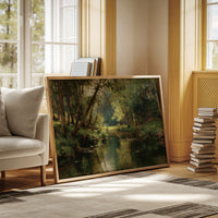 Summer Light Dances Through Forest Stream