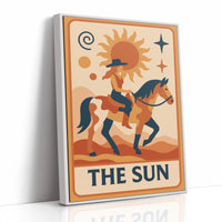 Desert Rider Under Cosmic Light