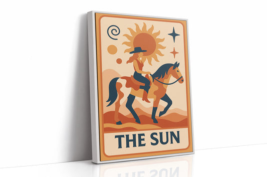 Desert Rider Under Cosmic Light