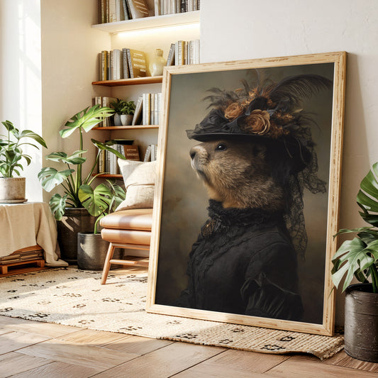 Elegance in Fur and Feathers