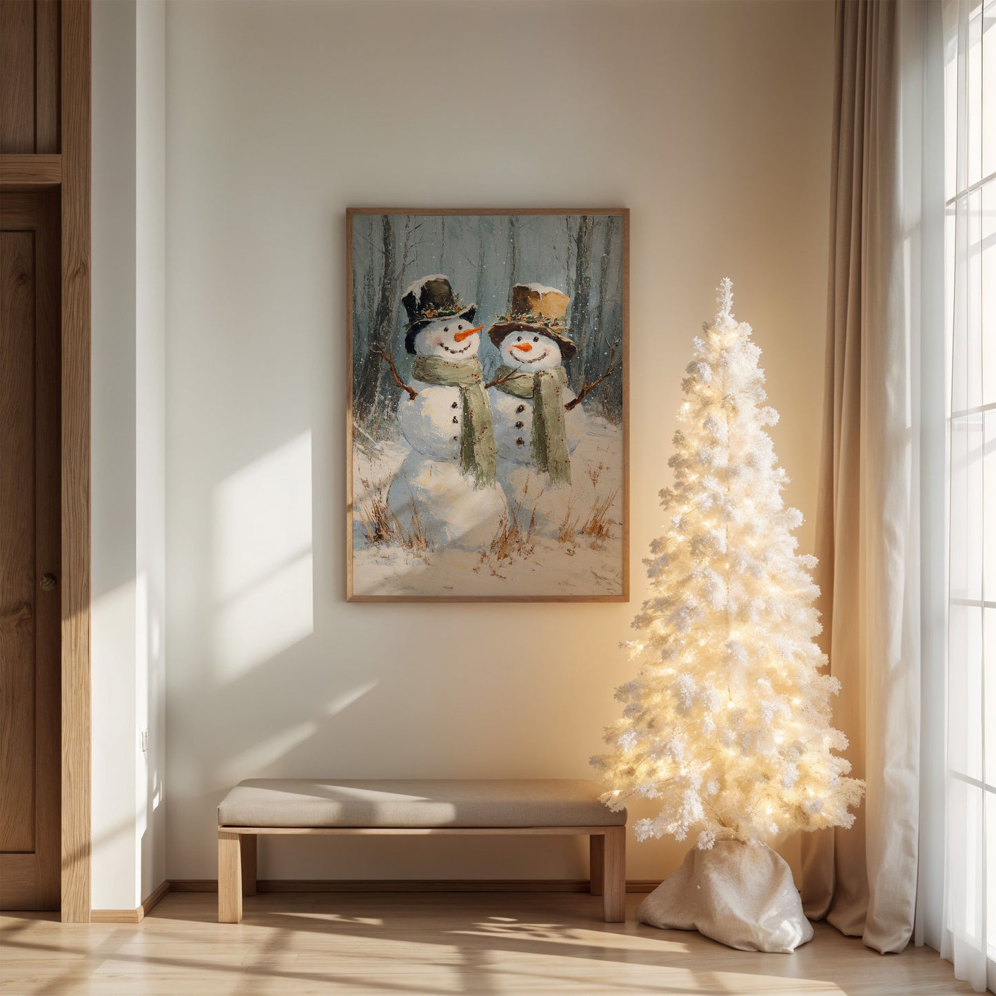 Snow Friends Share Winter's Gentle Song
