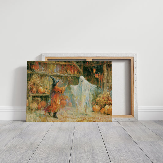 A Ghostly Greeting at Harvest