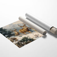 Winter Peaks Call The Deer Home