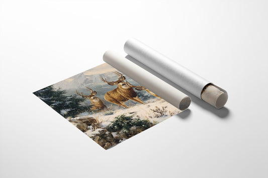 Winter Peaks Call The Deer Home