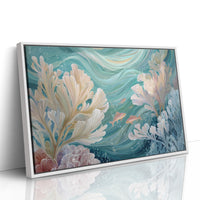 Coral Symphony In Turquoise Depths