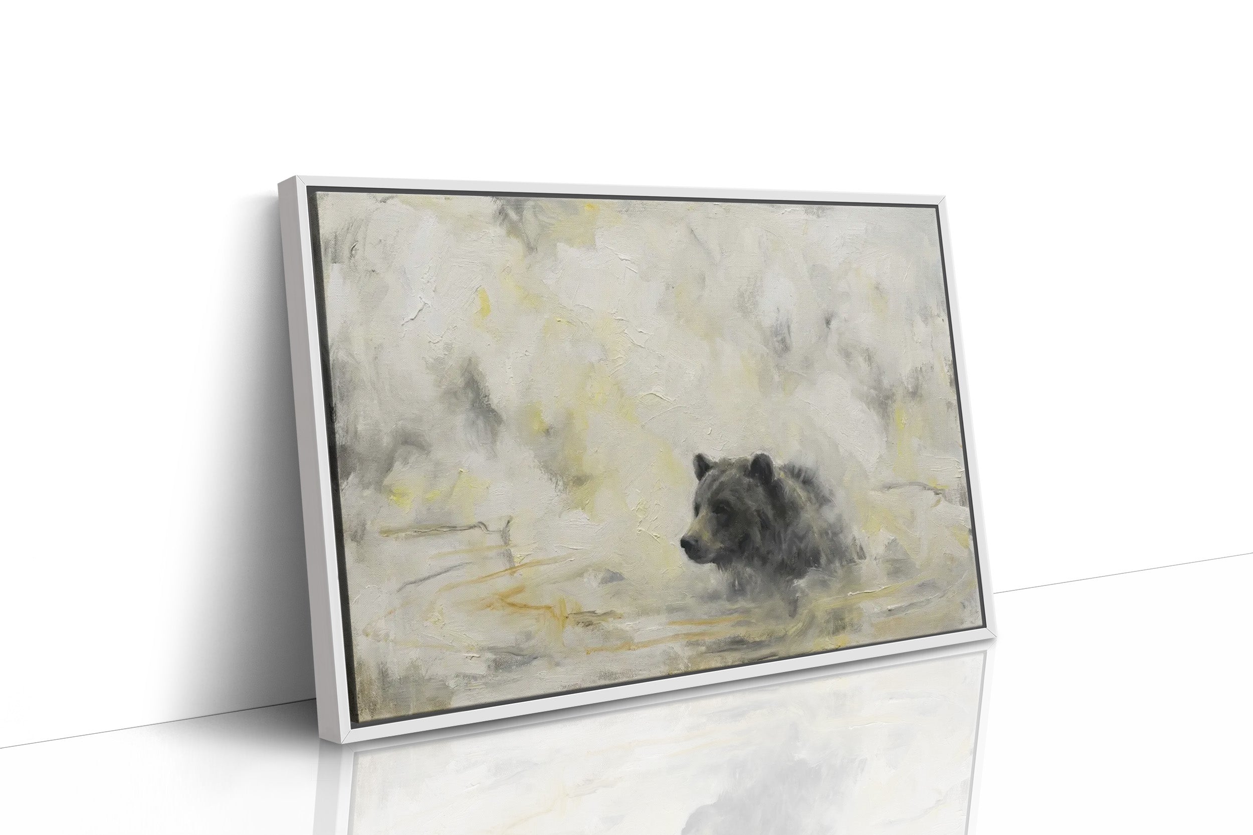 Bear in the Morning Fog