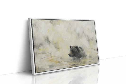 Bear in the Morning Fog