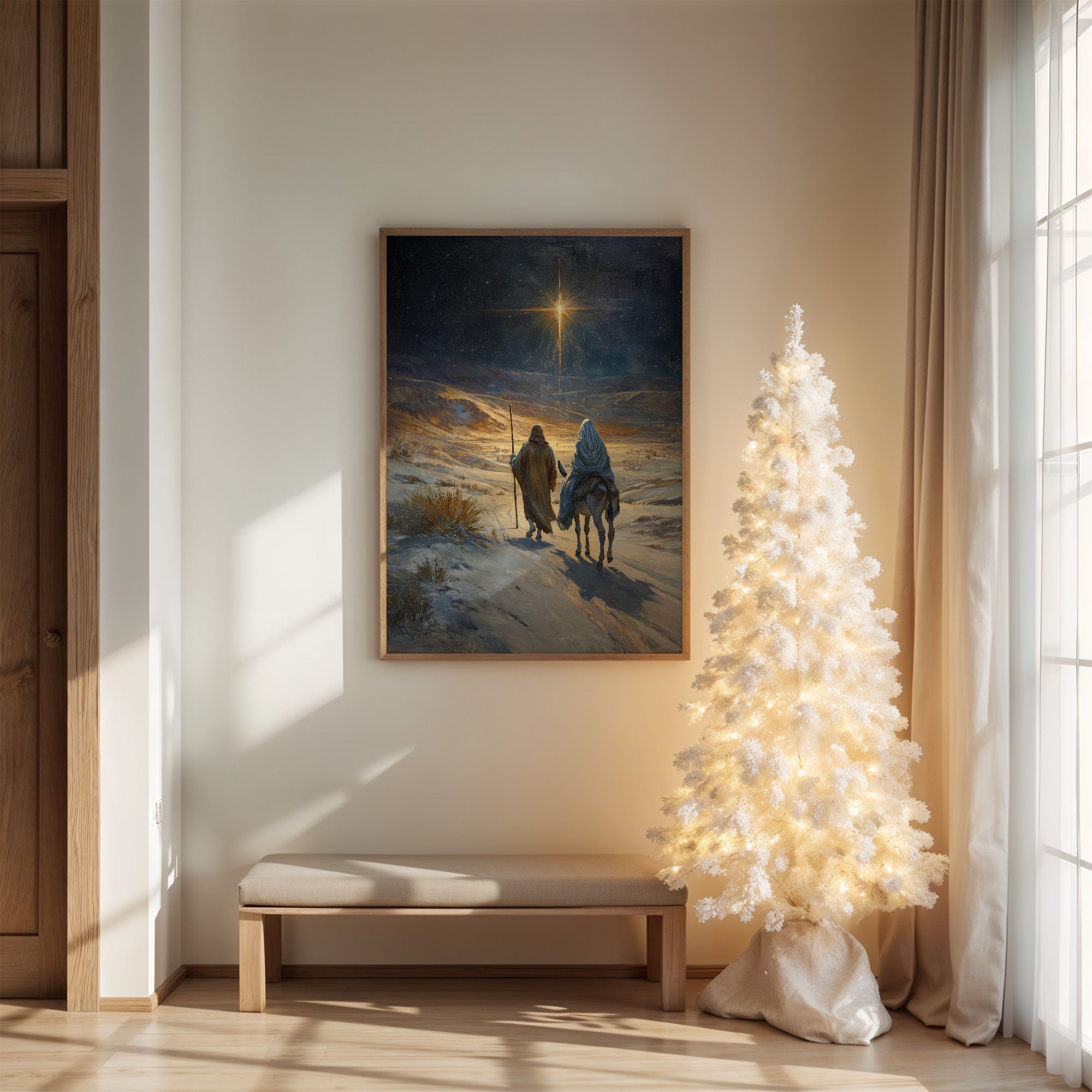 Starlight Guides Their Winter Journey