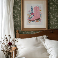 Wildflower Cowgirl Dreams - Pink Western Boots