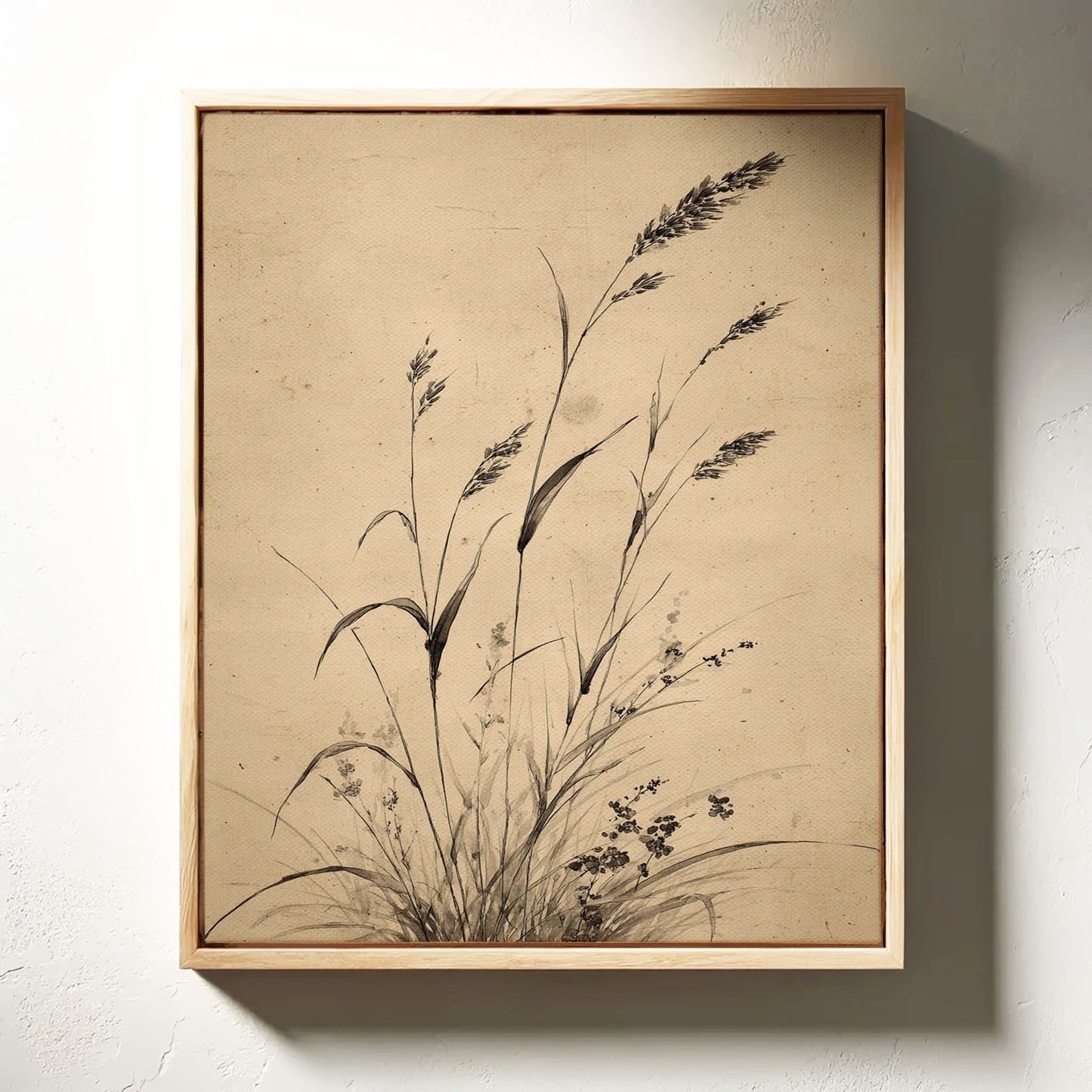 Wild Grasses Bow To Autumn Wind