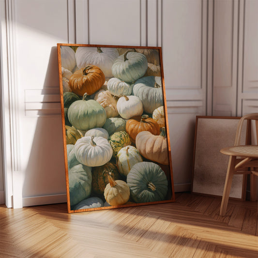 Autumn's Palette In Pumpkin Poetry
