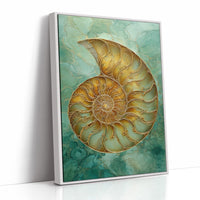 Golden Nautilus Whispers Timeless Secrets