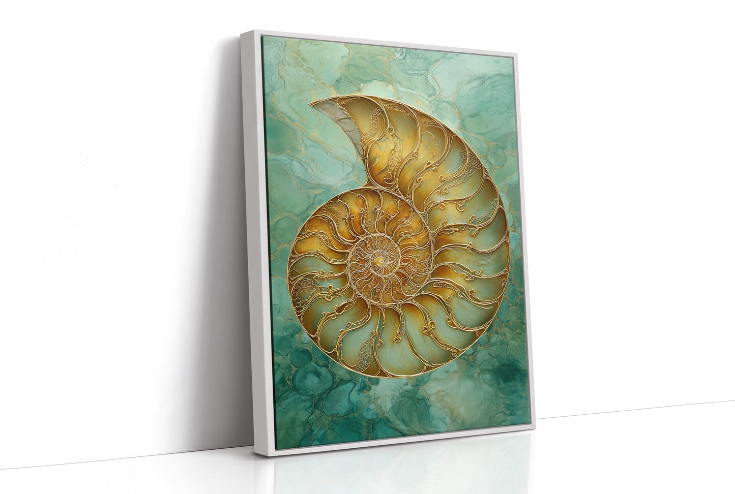 Golden Nautilus Whispers Timeless Secrets