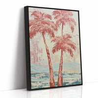 Coral Palms, Waves of Sage