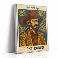 Cowboy Blues On Rustic Boards