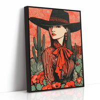 Scarlet Ribbons Dance Through Cactus Gardens