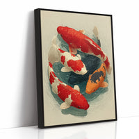 Four Koi, One Unhurried Circle