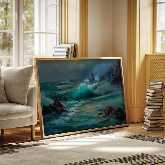 Ocean Symphony In Turquoise Light